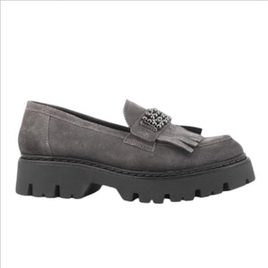 Mocassino donna cafènoir grigio - SculcoScarpe