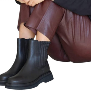 Bruno premi stivaletto nero in pelle - SculcoScarpe