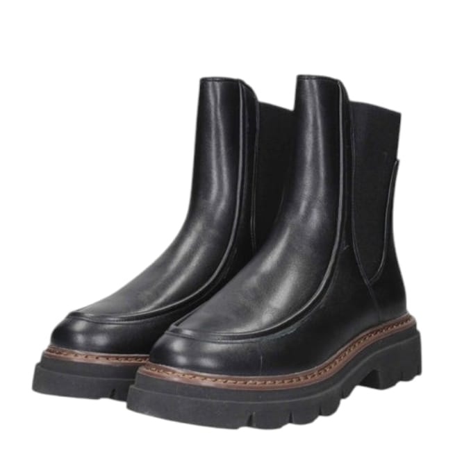 Cinzia soft tronchetto in pelle donna nero - SculcoScarpe