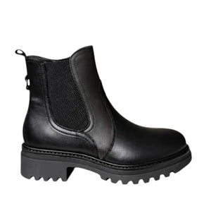Stivale basso nero in pelle Cinzia soft - SculcoScarpe