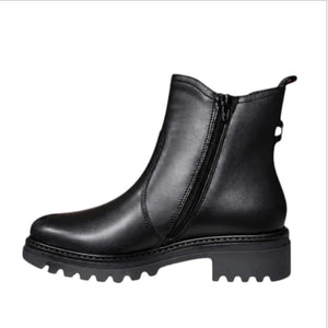 Stivale basso nero in pelle Cinzia soft - SculcoScarpe