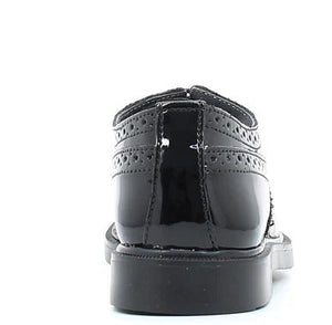 Francesina Stringata Bambina Melania Vernice Nera Elegante Melania colore Nero - SculcoScarpe