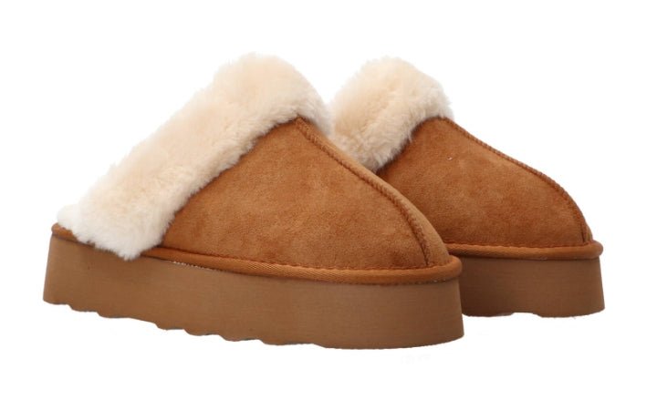 Gold&Gold Pantofola Donna Comfort Calda e Antiscivolo per Casa Gold&Gold colore Taupe - SculcoScarpe