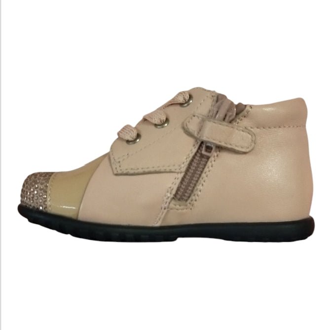 Luijo bambina scarpa bassa allacciata con cerniera laterale Luijo colore Rosa - SculcoScarpe