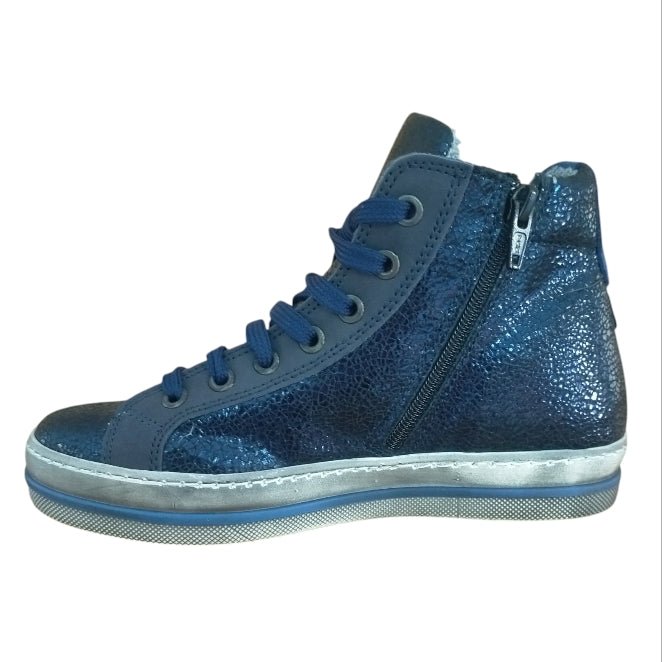 Melania Sneakers Bambina Blu con Stella – Scarpe Casual Bambina Melania colore Blu - SculcoScarpe