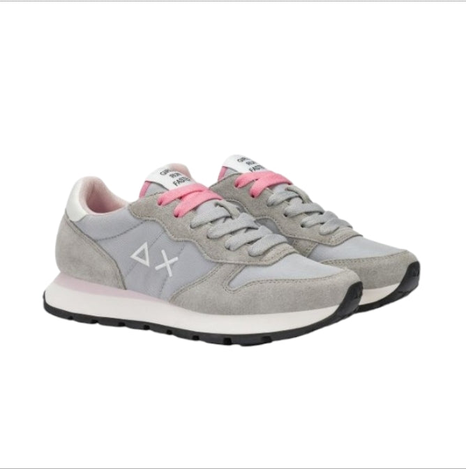 SUN68 Ally Solid Sneakers Donna – Grigio Chiaro