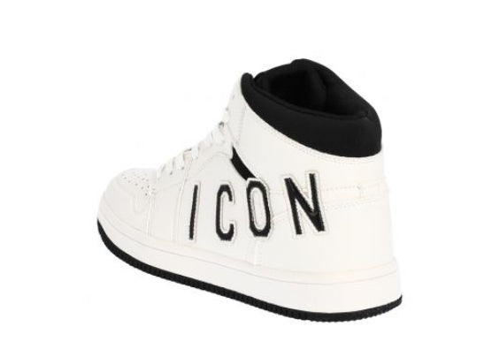 Sneakers ICON Alte Uomo Bianche con Lacci Stile Urban Street