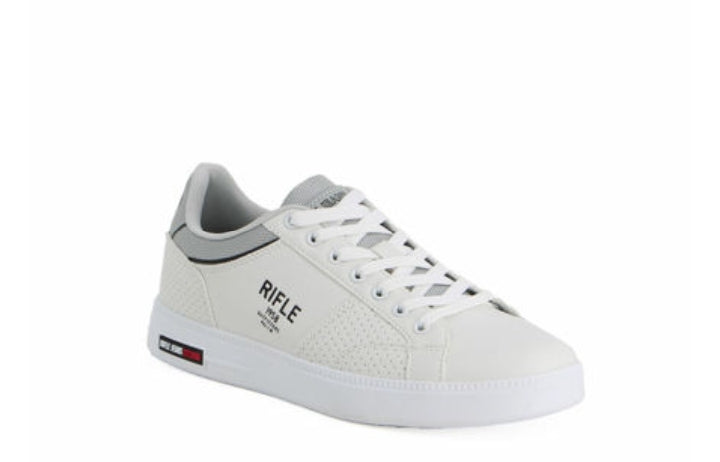 Rifle Sneakers Uomo Casual Bianche con Logo RIFJ