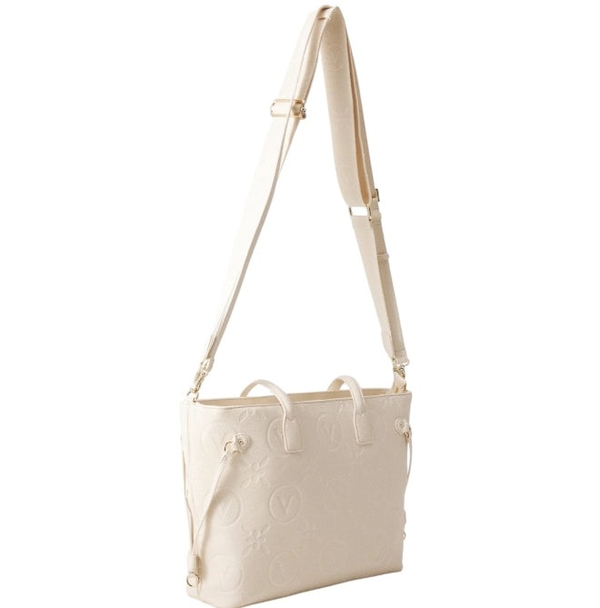 Borsa a Mano Donna Valentino Bags Samba RE Ecru – Handbag Elegante con Tracolla