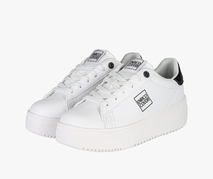 Enrico Coveri Sneakers Donna Platform Bianca