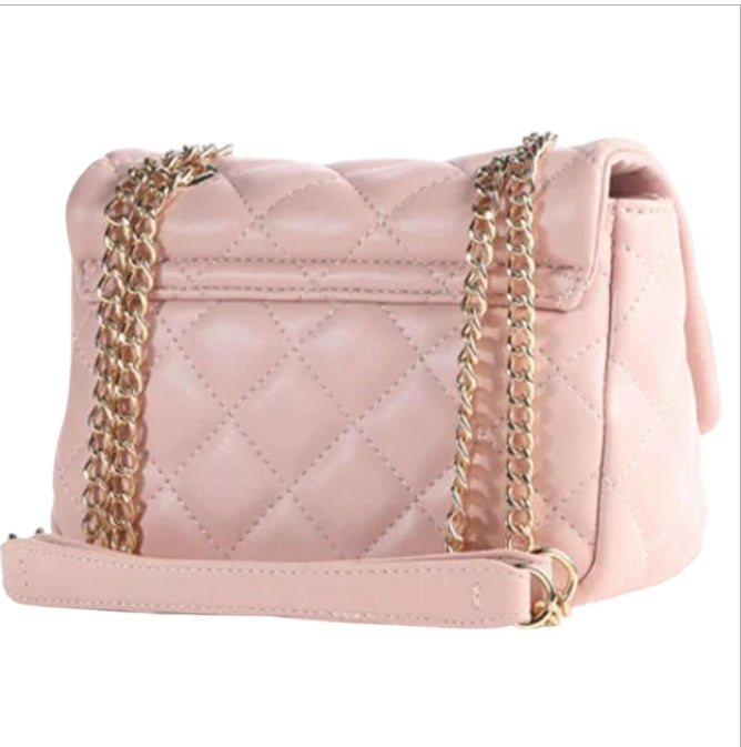 Borsa a Mano Donna Valentino Bags OCARINA Cipria Trapuntata – Elegante Stile Chanel con Tracolla