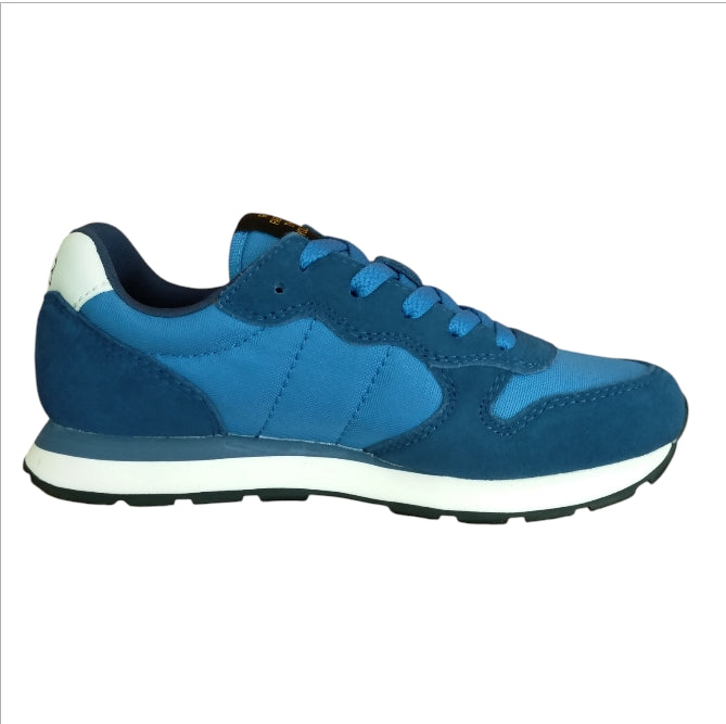 Sneakers Teenager SUN68 Boy’s Tom Solid Nylon 58 Royal – Scarpe Sportive Blu Comode e Resistenti