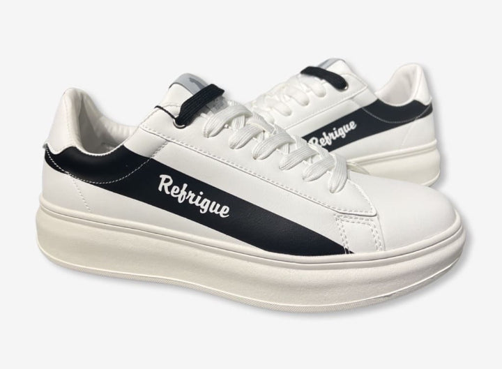 Refrigue Sneakers Uomo Bianco/Nero – Stile Casual Urban con Suola Comfort