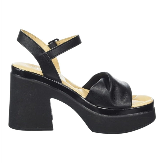Replay Women’s Lybra Clean Sandal Nero – Sandalo Donna Casual Chic e Comodo