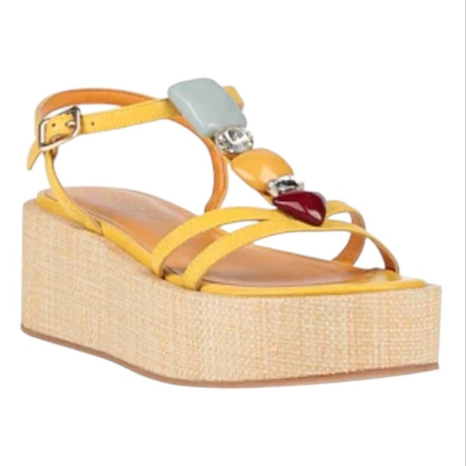 Sandalo Donna Apepazza Giallo con Platform – Elegante, Glamour e Stile Estivo Apepazza colore Giallo - SculcoScarpe