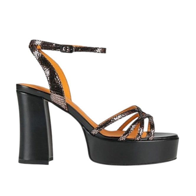 Sandalo Donna Apepazza Nero Platform – Elegante con Tacco Alto e Stile Glamour Apepazza colore Nero - SculcoScarpe