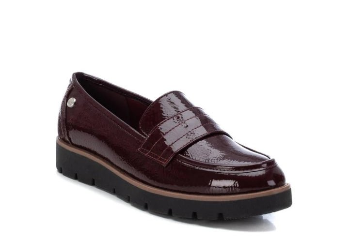 Scarpa Donna XTI Bordeaux Vernice con Suola Chunky e Plantare in Pelle Memory Scarpa colore Bordeux - SculcoScarpe