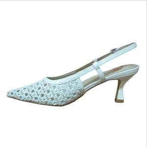 SINGLBACK Donna Gold&Gold GV121 Bianche – Scarpe Eleganti con Tacco Medio Gold&gold colore White - SculcoScarpe