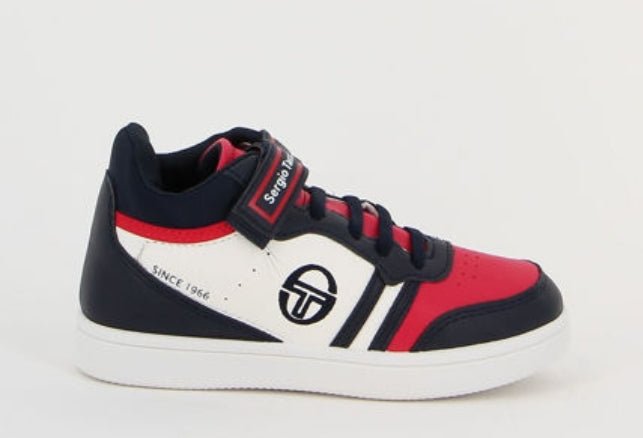 Sneakers Alte Bambino Sergio Tacchini Rosso Blu e Bianco con Strappo Sneakers colore Blu/rosso - SculcoScarpe