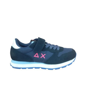 Sneakers Bambina SUN68 Girl’s Solid Nylon Navy Blue 07 – Scarpe Blu Comode e Sportive SUN68 colore Blu navy - SculcoScarpe