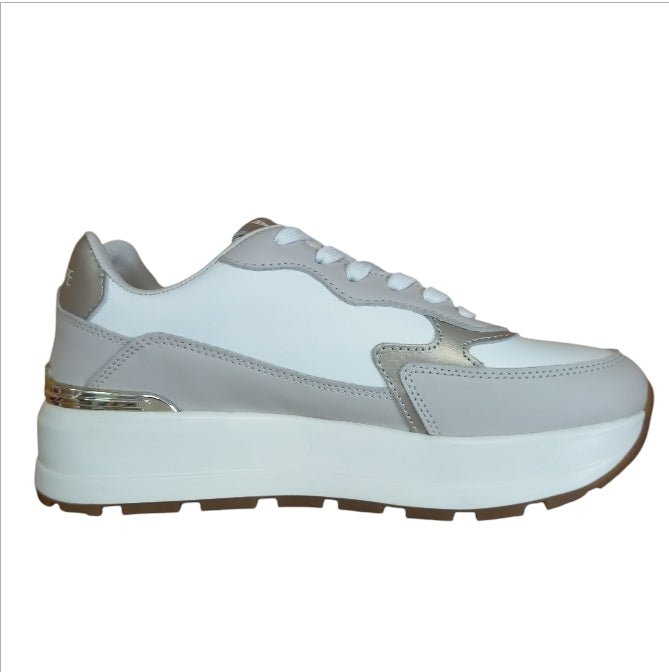 Sneakers Donna Patrizia Pepe PPJ917 Bianco Vitello – Scarpe in Pelle Eleganti, Comode e Fashion Patrizia pepe colore Bianco/beige/oro - SculcoScarpe