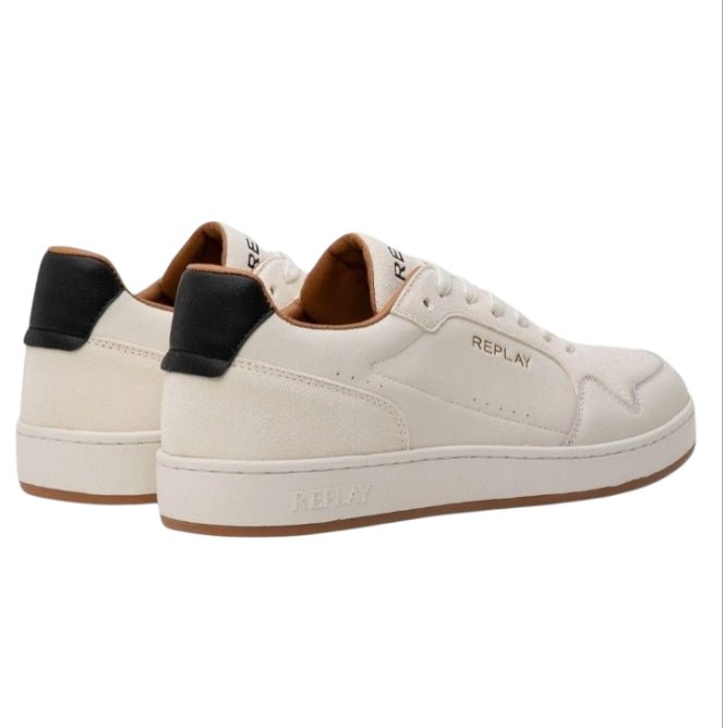 Sneakers Uomo Replay Smash Fine – Scarpe Casual Comode, Stile Urban e Moderno Replay colore Bianco - SculcoScarpe
