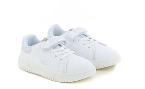 Solo Soprani Sneakers Bambina Total White con Strappi e Finto Laccio – Plantare in Memory Solo soprani colore Bianco - SculcoScarpe