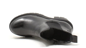 Stivaletto Donna Cinzia Soft Nero in Pelle con Tacco Largo e Suola Carrarmato Stivaletto colore Nero - SculcoScarpe