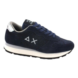 SUN68 Ally Thing Glitter Donna Blu Navy – Sneakers Basse Glamour con Dettagli Brillantinati SUN68 colore Blu - SculcoScarpe