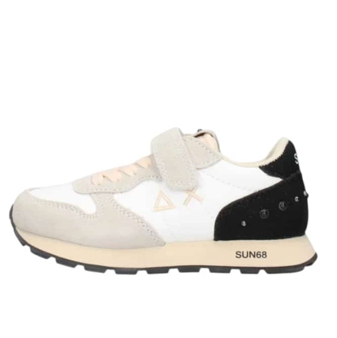 Sun68 girl’s ally studs bianco  -  SculcoScarpe