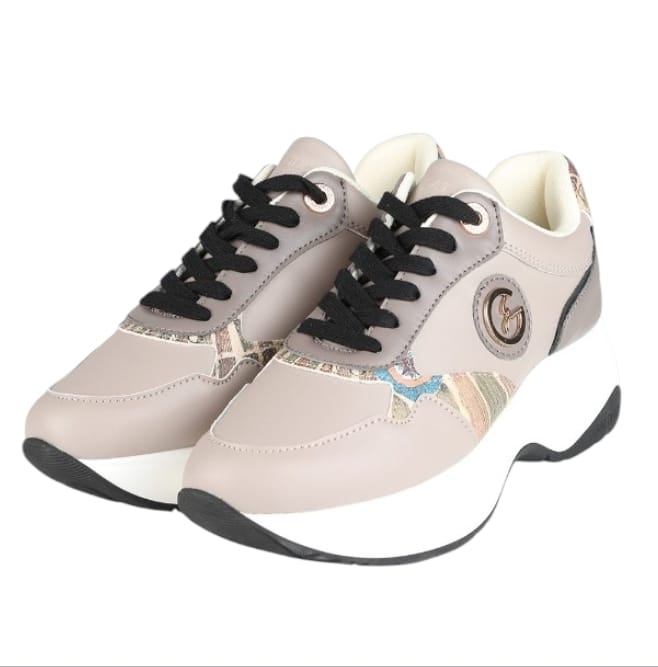 Dafne sneakers planetarium taupe  -  SculcoScarpe