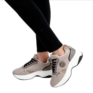 Dafne sneakers planetarium taupe  -  SculcoScarpe