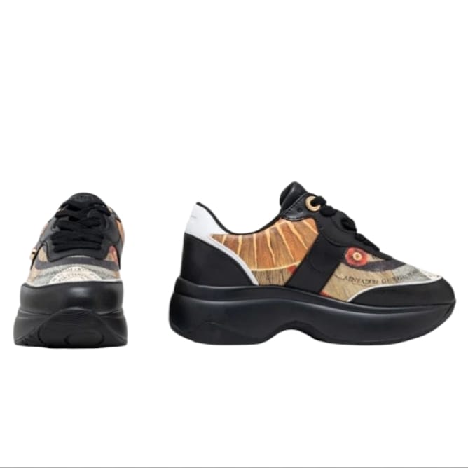 Dafne sneaker gattinoni planetarium nero  -  SculcoScarpe