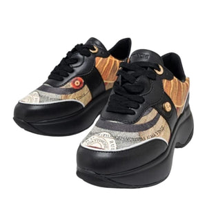 Dafne sneaker gattinoni planetarium nero  -  SculcoScarpe