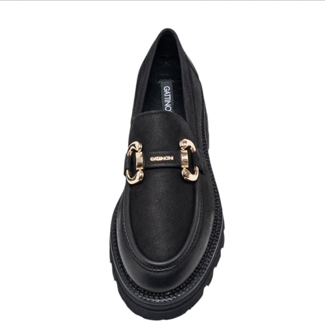 Gattinoni mocassino bell nero  -  SculcoScarpe