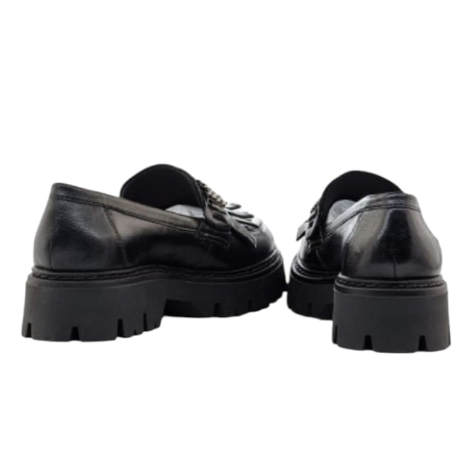 Cafènoir mocassino nero in pelle  -  SculcoScarpe