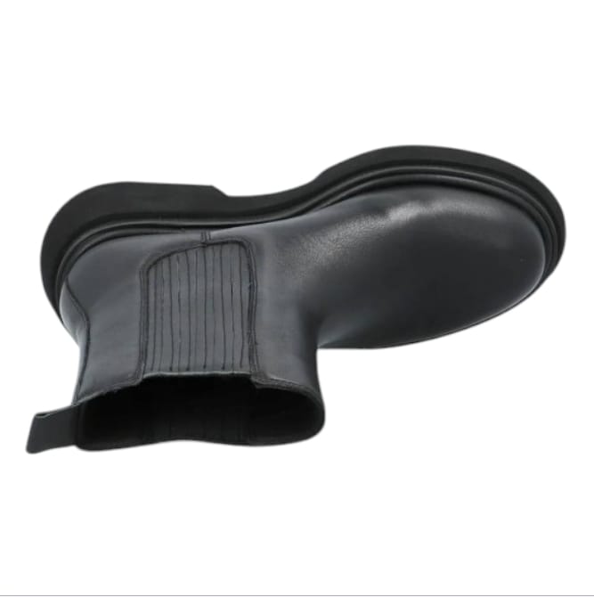 Bruno premi stivaletto nero in pelle  -  SculcoScarpe