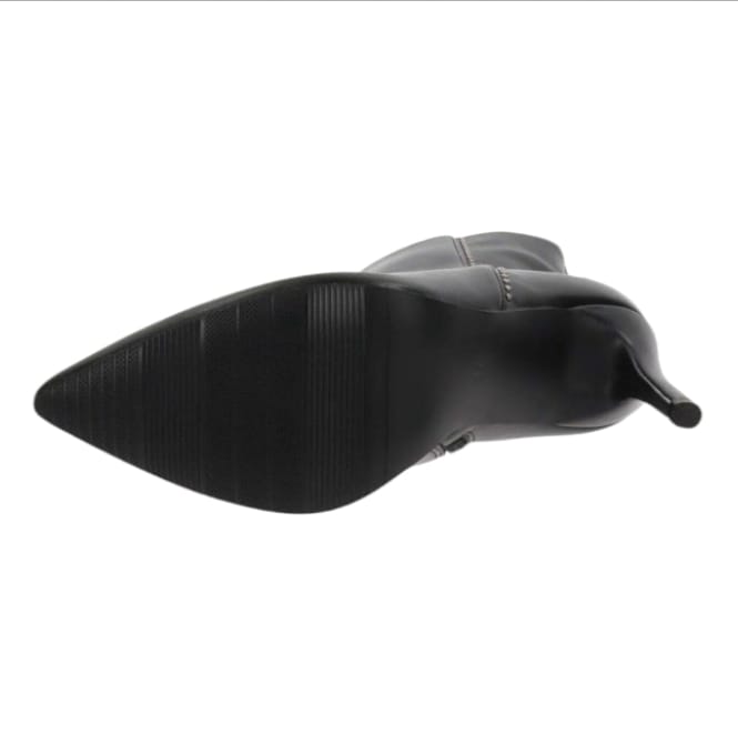 Trincherò con tacco a spillo Braccialini in pelle nero  -  SculcoScarpe
