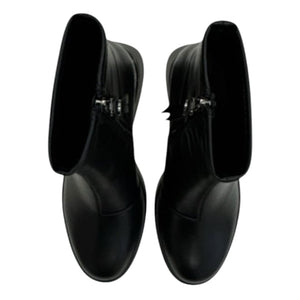 Braccialini donna stivaletto con zeppa nero  -  SculcoScarpe