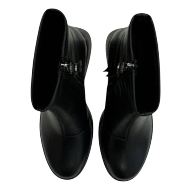 Braccialini donna stivaletto con zeppa nero  -  SculcoScarpe