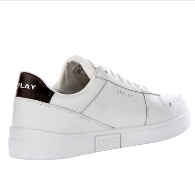 Replay uomo polys court dfo bianca  -  SculcoScarpe