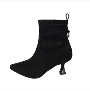 Tronchetto nero in suede Braccialini B26  -  SculcoScarpe