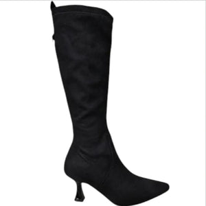 Stivale nero in suede Braccialini B17  -  SculcoScarpe