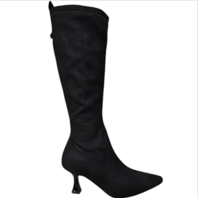 Stivale nero in suede Braccialini B17  -  SculcoScarpe