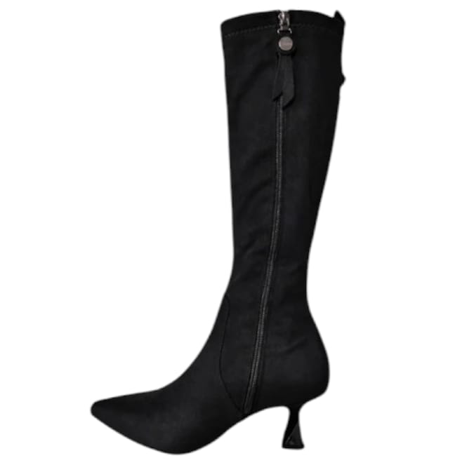 Stivale nero in suede Braccialini B17  -  SculcoScarpe