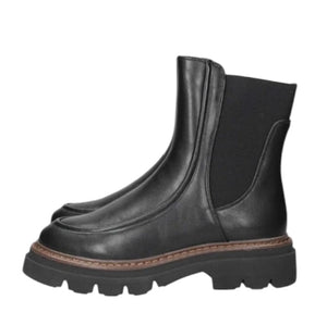 Cinzia soft tronchetto in pelle donna nero  -  SculcoScarpe