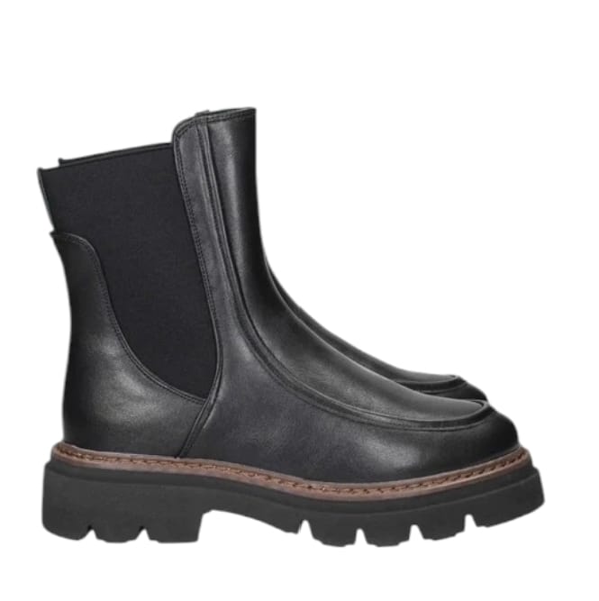 Cinzia soft tronchetto in pelle donna nero  -  SculcoScarpe