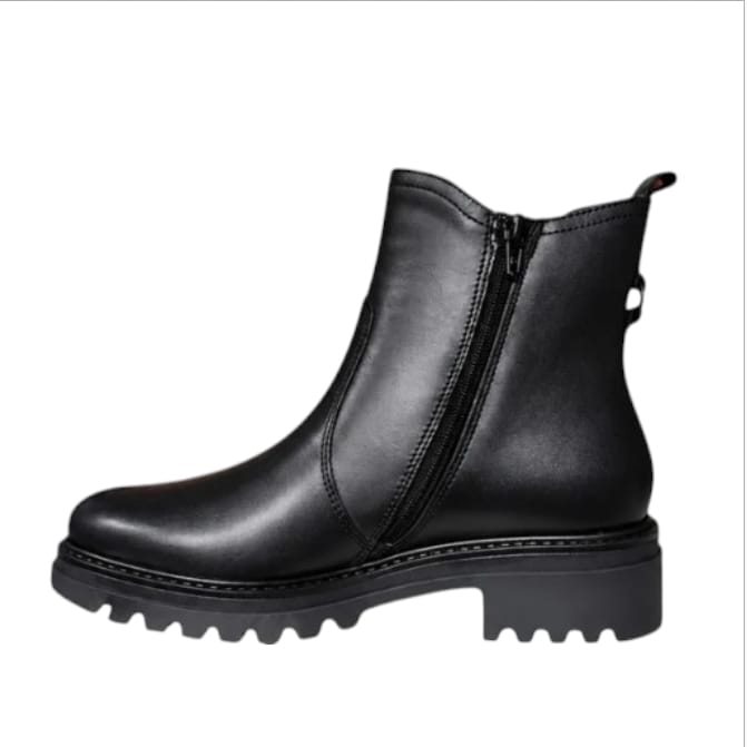 Stivale basso nero in pelle Cinzia soft  -  SculcoScarpe