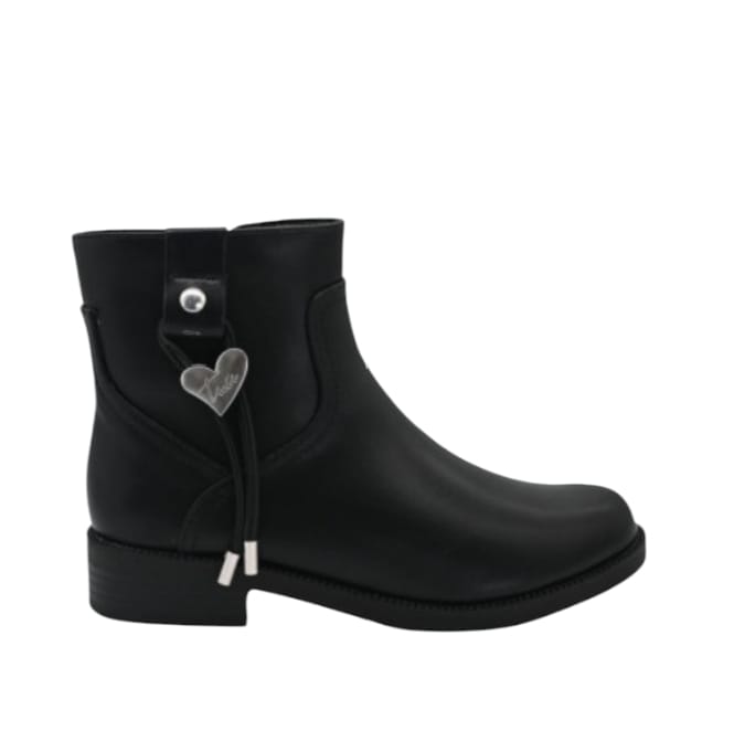 Tronchetto Braccialini tua nero in pelle con charm a cuore  -  SculcoScarpe