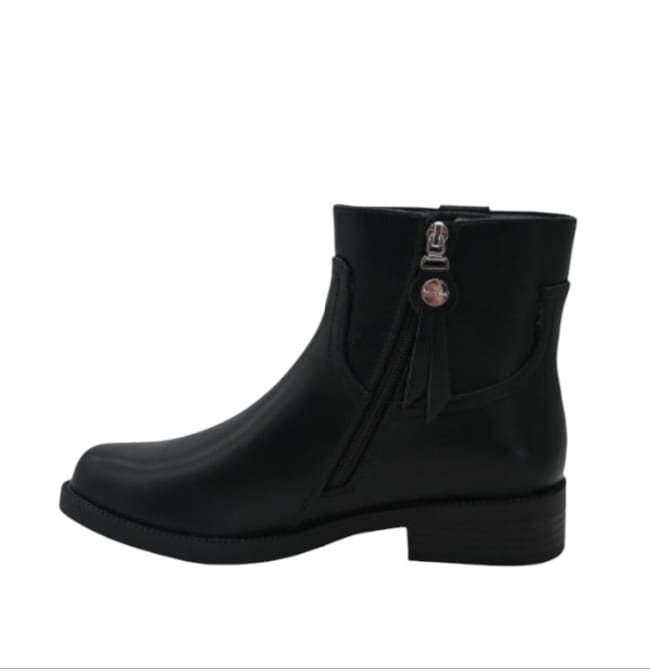 Tronchetto Braccialini tua nero in pelle con charm a cuore  -  SculcoScarpe